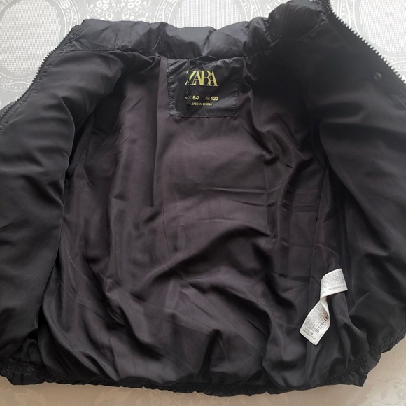 Zara Jackets & Coats Zara Black Puffer Jacket Winter Warm Coat Kids